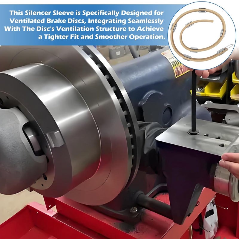Cg Adjustable Brake Lathe Silencer Band for Ventilated Rotor，Compatible with AMM CO 6920 Ventilated Rotor Silencer BandFMC/John Bean 90984/92022 Hunter 175-188-2 Kwikway 108-1062-00 Van Norman 11485 - Image 4